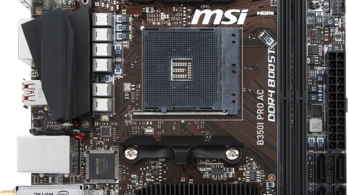 MSI MINI-ITX B350 RYZEN PRO AC II