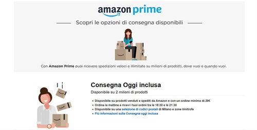 Consegna Oggi Amazon