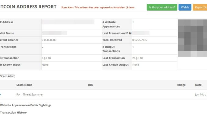 Sextortion, la minaccia che arriva per mail