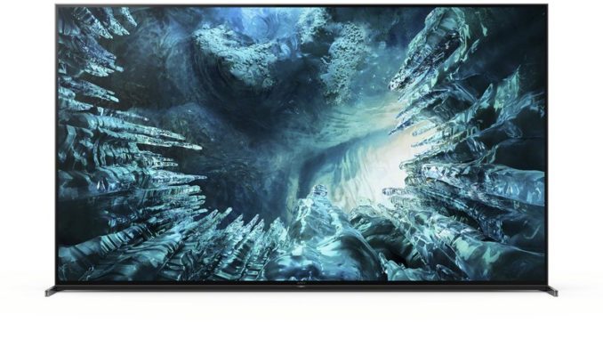 TV Sony Full Array LED 8K da 75''
