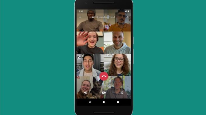 Whatsapp videochiamate 8 persone