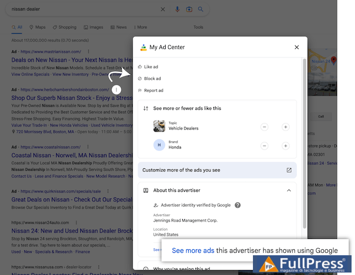 My Ad Center