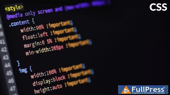 Programmazione CSS