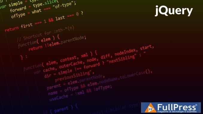 Programmazione jQuery
