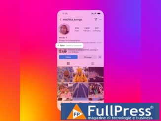 Instagram canzone sul profilo