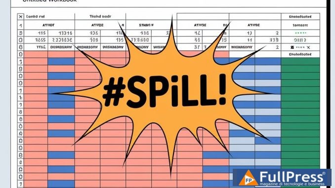 Errore Spill! in Excel - Foto FPAI