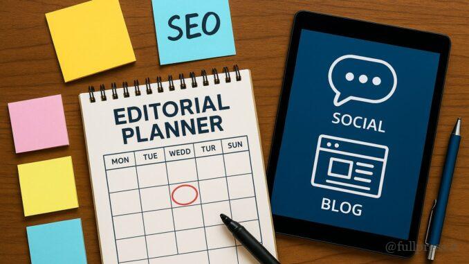 Come scrivere un piano editoriale per blog e social - Foto FPAI